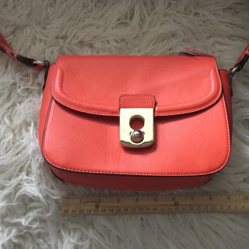Brand New Coral Crossbody Purse